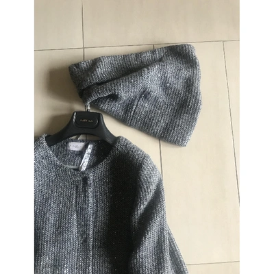 Pre-owned Marella Wool Coat In Grey