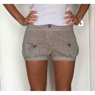 Pre-owned Patrizia Pepe Beige Cotton Shorts