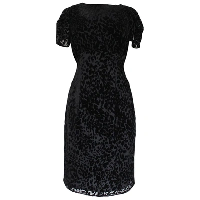 Pre-owned L Agence Lace Dress In Black