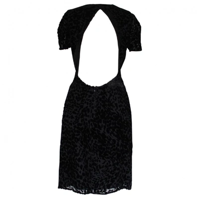 Pre-owned L Agence Lace Dress In Black