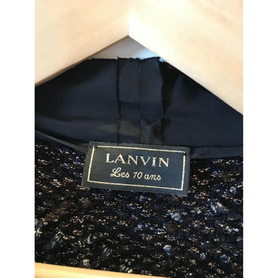 Pre-owned Lanvin Silk Short Vest In Metallic