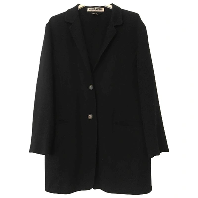 Pre-owned Jil Sander Wool Blazer In Black