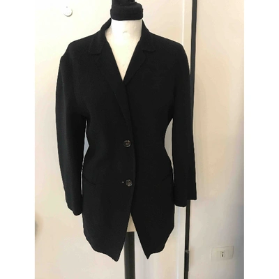 Pre-owned Jil Sander Wool Blazer In Black