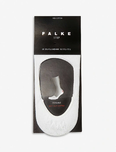 Shop Falke Men's White Invisible Step Sock, Size: 5.5-6.5