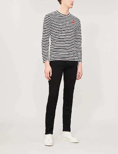 Paige Mens Black Shadow Federal Slim-fit Jeans In Black Shadow