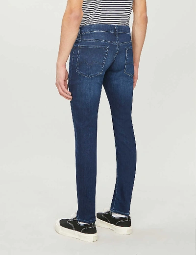 Shop 7 For All Mankind Ronnie Luxe Performance Skinny Jeans In Indigo+blue