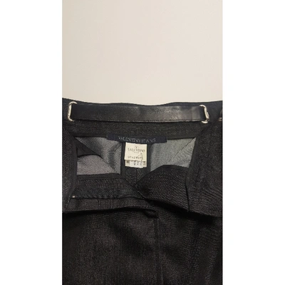 Pre-owned Valentino Mid-length Skirt In Anthracite