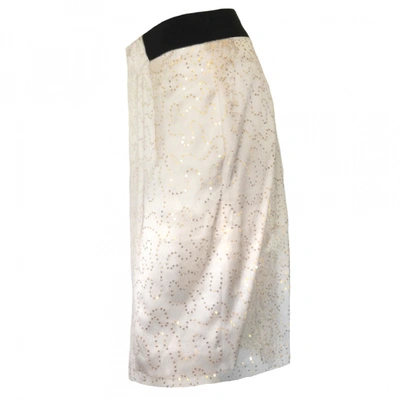 Pre-owned Philosophy Di Alberta Ferretti Silk Mid-length Skirt In Gold