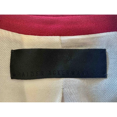 Pre-owned Haider Ackermann Pink Silk Jacket