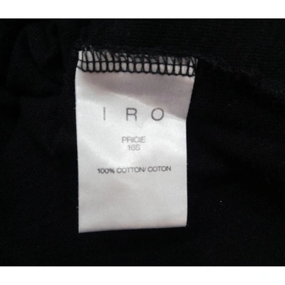 Pre-owned Iro Black Cotton Dress