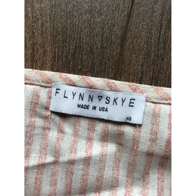 Pre-owned Flynn Skye Pink Cotton Top