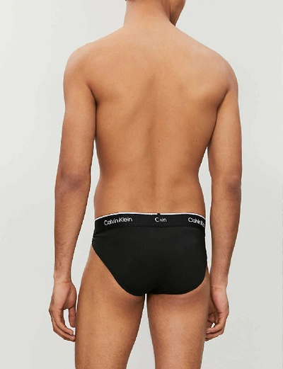 Calvin Klein Pack Of Two Pro Air Classic-fit Microfibre Briefs In Black |  ModeSens