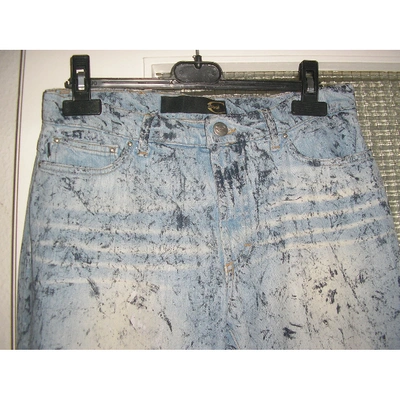 Pre-owned Just Cavalli Large Jeans In Blue