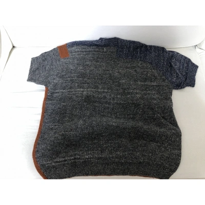 Pre-owned Dries Van Noten Grey Wool Knitwear