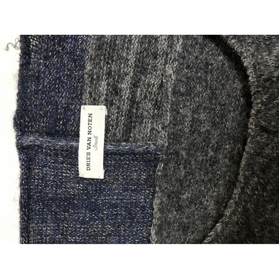 Pre-owned Dries Van Noten Grey Wool Knitwear