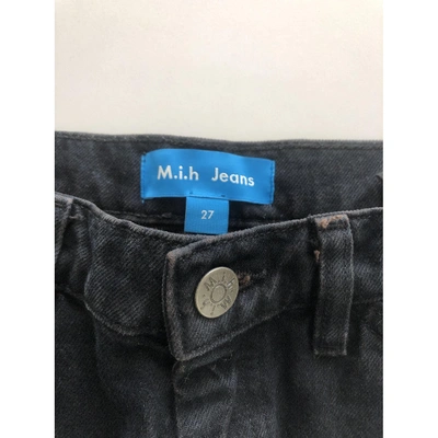 Pre-owned M.i.h. Jeans Short Jeans In Black
