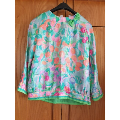 Pre-owned Leonard Silk Jumpsuit In Multicolour