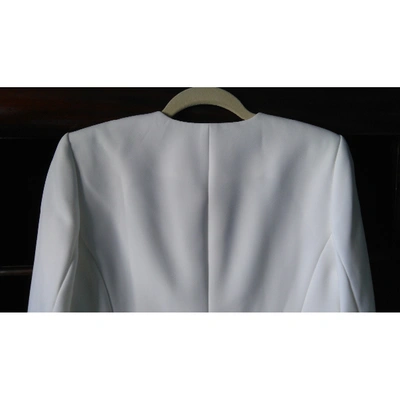 Pre-owned Michael Kors Jacket In White