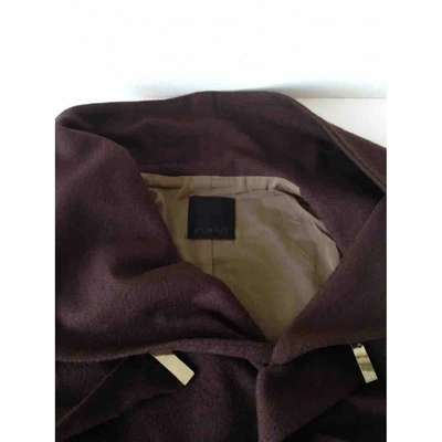 Pre-owned Pinko Wool Jacket In Brown
