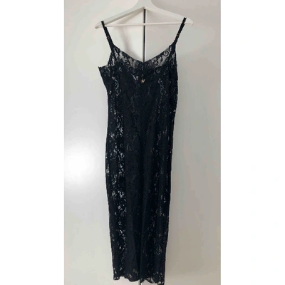 Pre-owned Elisabetta Franchi Mid-length Dress In Black