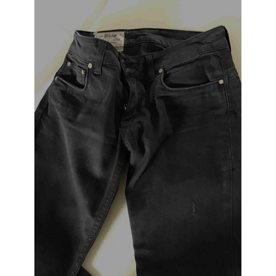 Pre-owned Dondup Slim Jeans In Black
