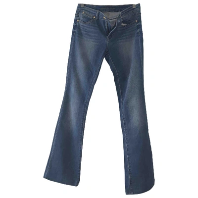 Pre-owned Michael Kors Blue Cotton - Elasthane Jeans
