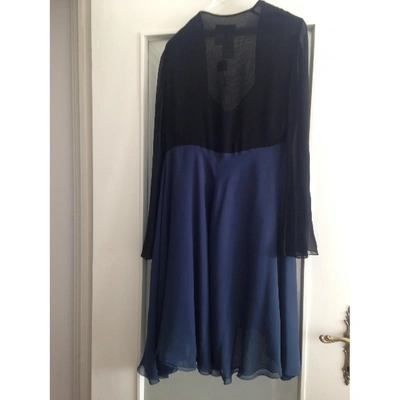 Pre-owned Fendi Mid-length Dress In Blue