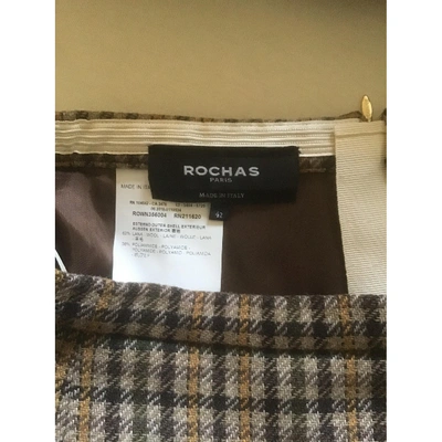 Pre-owned Rochas Multicolour Wool Skirt