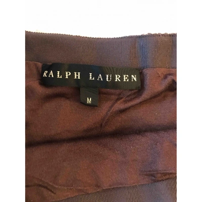 Pre-owned Ralph Lauren Cashmere Mid-length Skirt In Brown