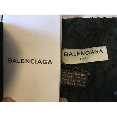 Pre-owned Balenciaga Silk Mid-length Skirt In Green