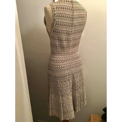Pre-owned Alaïa Mid-length Dress In Beige
