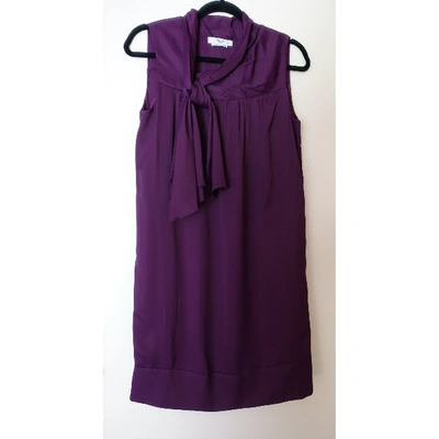 Pre-owned Prada Mini Dress In Purple