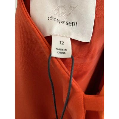 CINQ À SEPT Pre-owned Mid-length Dress In Red
