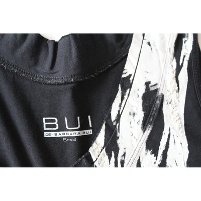 Pre-owned Barbara Bui Jersey Top In Black
