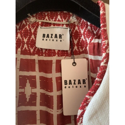 Pre-owned Bazar Deluxe Coat In Ecru
