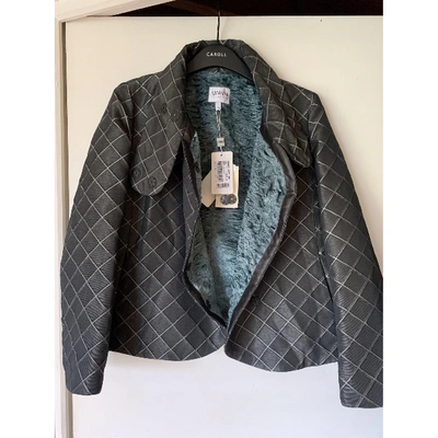 Pre-owned Armani Collezioni Grey Polyester Jacket