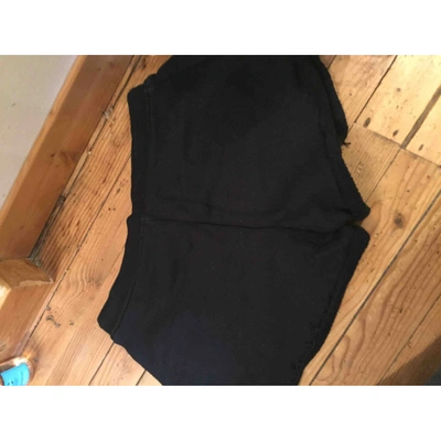 Pre-owned Alexander Wang T Black Cotton Shorts