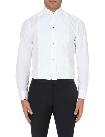 Eton Slim-fit Double-cuff Cotton Shirt In White