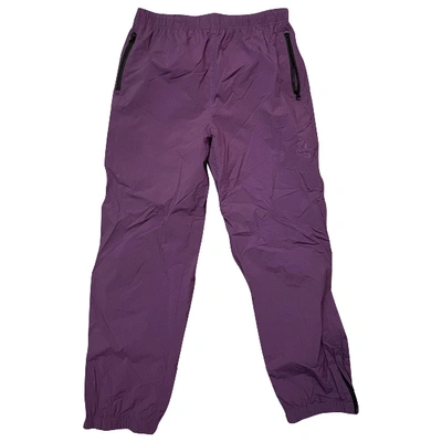 Pre-owned Stussy Large Pants In Purple