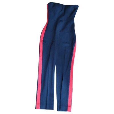 Pre-owned Alexander Mcqueen Wool Jumpsuit In Multicolour