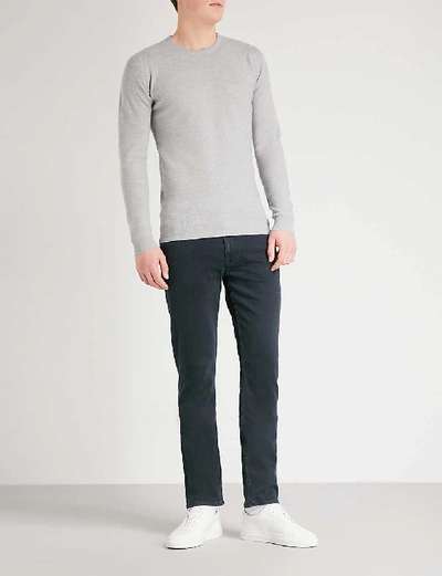 Shop 7 For All Mankind Ronnie Luxe Performance Skinny-fit Jeans In Rinse+blue