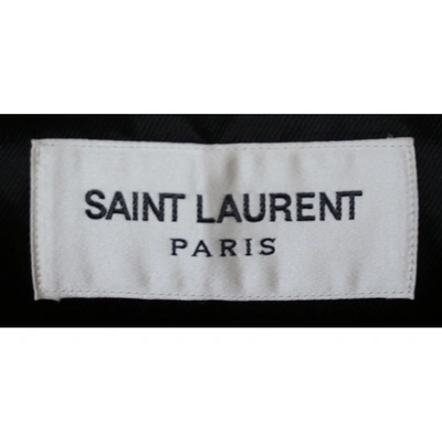 Pre-owned Saint Laurent N Beige Shearling Coat