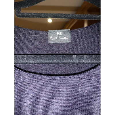 Pre-owned Paul Smith Blue Wool Dress