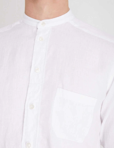 Shop Eton Regular-fit Linen Shirt