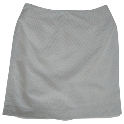 Pre-owned Cynthia Rowley Mini Skirt In White