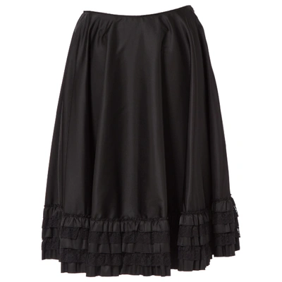 Pre-owned Prada Mid-length Skirt In Black