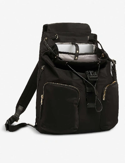 Shop Tumi Voyageur Rivas Nylon Backpack In Black