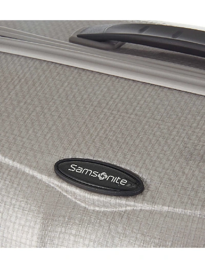 Shop Samsonite Cosmolite Four-wheel Suitcase 75cm In Pearl