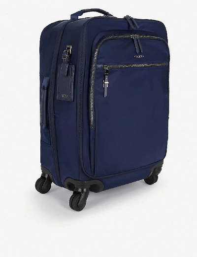 Shop Tumi Tres Leger Continental Carry-on Suitcase 53cm In Midnight