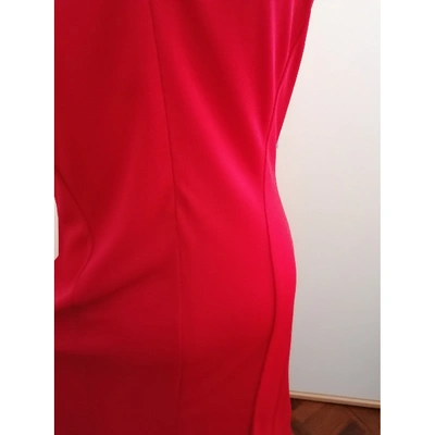 Pre-owned Trussardi Mid-length Dress In Red